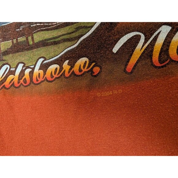 2004 Harley Davidson T Shirt Size XL Harley Davidson Shop Orange Goldsboro NC - Picture 5 of 16